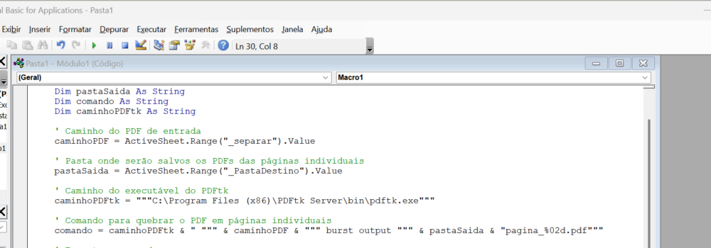Curso Macros e VBA em Excel