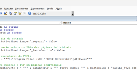 Curso Macros e VBA em Excel