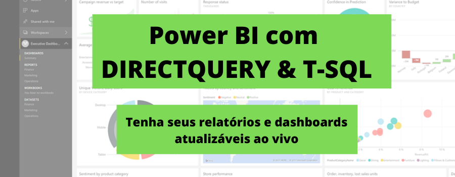 Curso de Power BI com DirectQuery & T-SQL