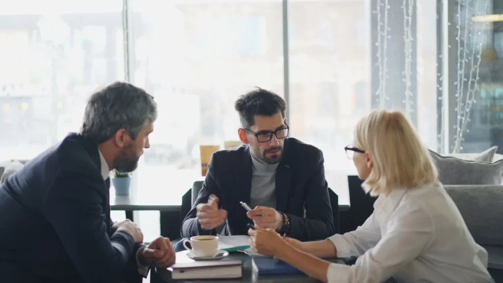 Reunião de negócios