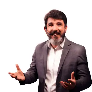 Profº. Atendimento em mais uma palestra
