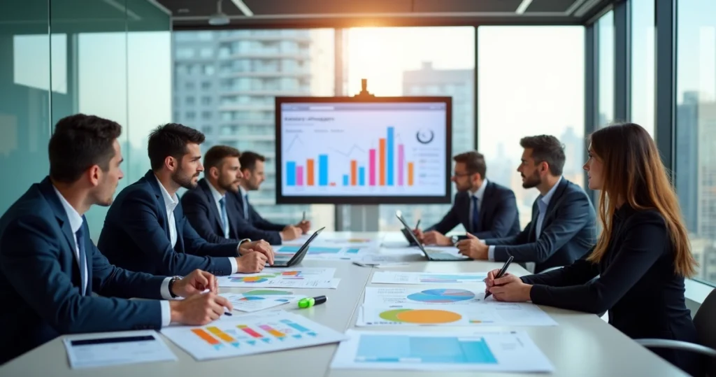 Reunião para cálculo de preço de produto