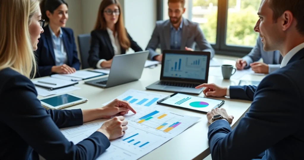 Reunião para formação de preço na empresa