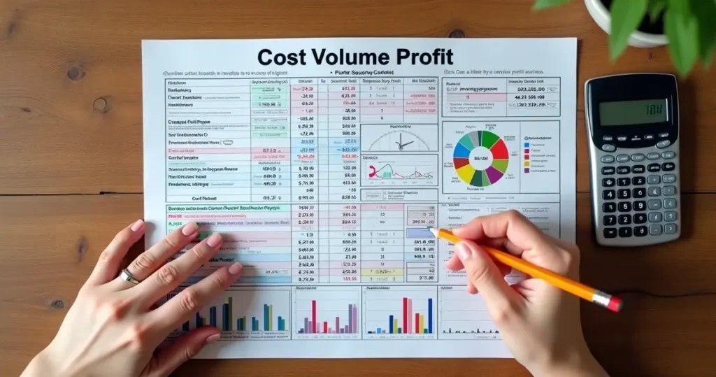 Planilha de analise de Análise custo-volume-lucro